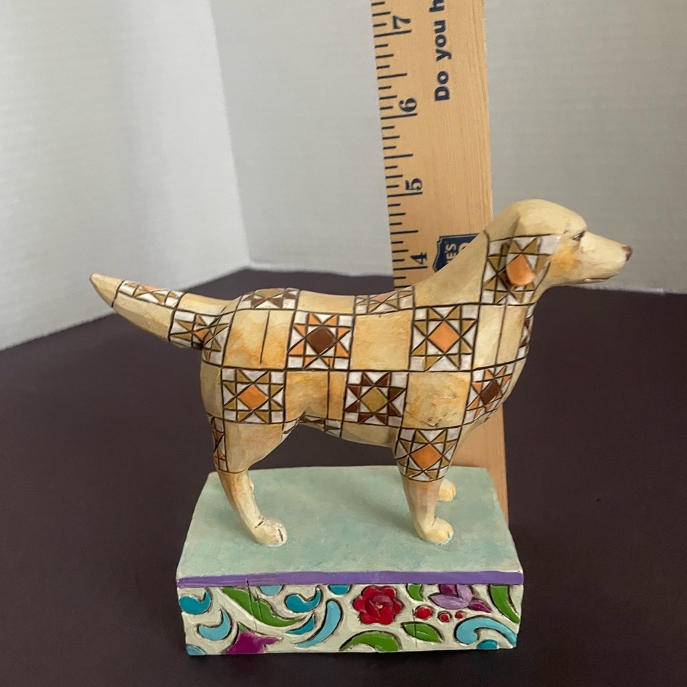 Jim shore heartwood creek ingot golden retriever figurine like new - Picture 4 of 5